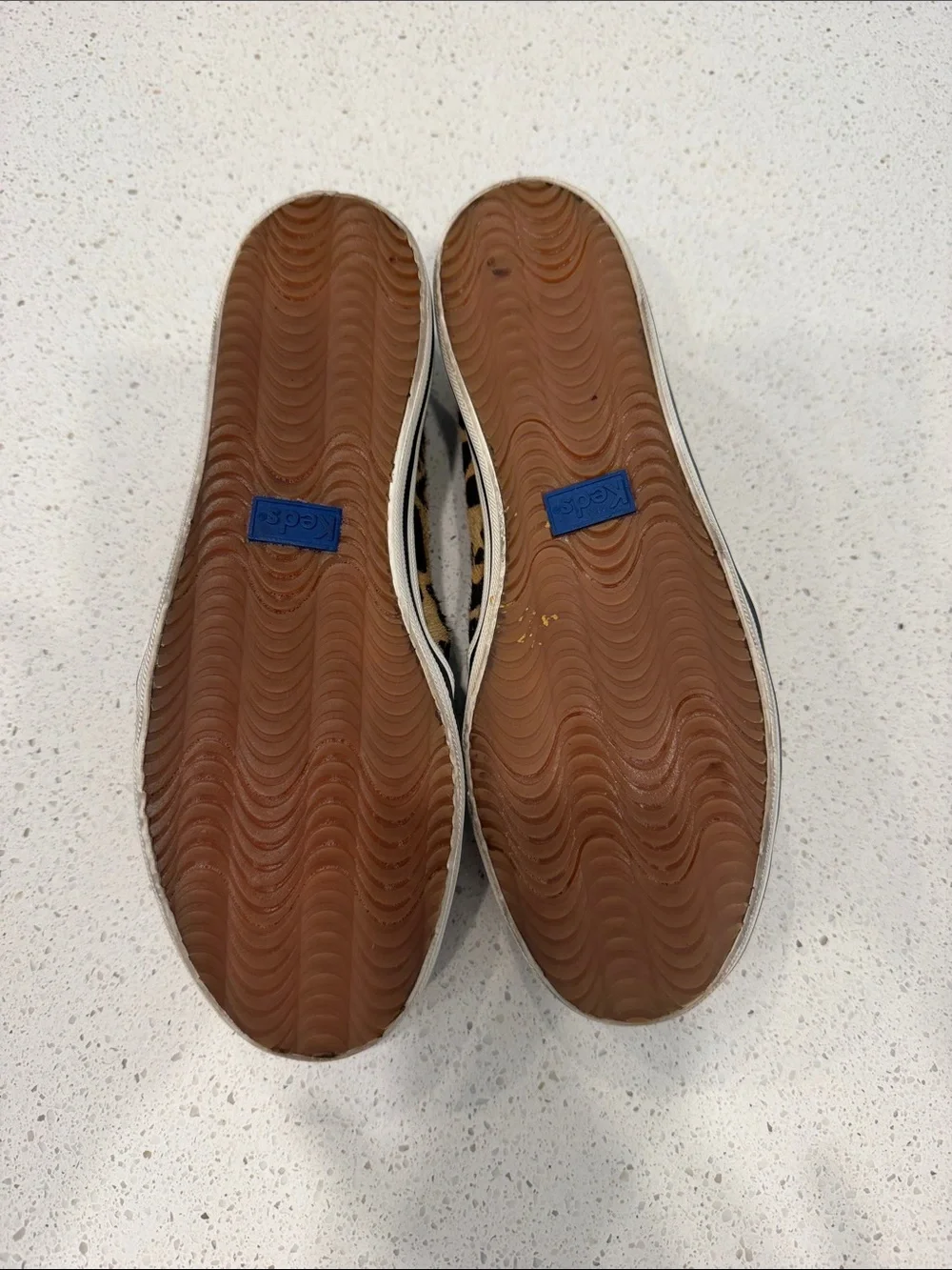 Kate Spade Keds Calf Hair Leopard Print Sneaker